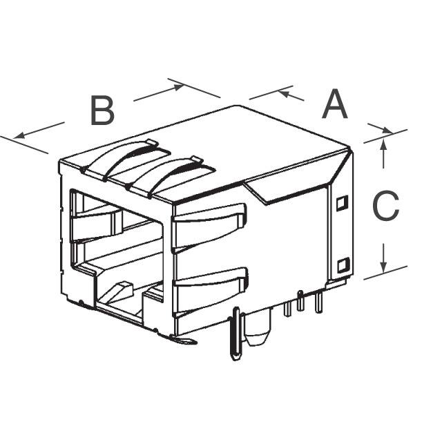 446200002 Molex  Modular Connector Jacks